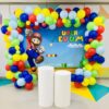 Super Mario Theme Birthday Balloon Decorations