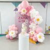 White Daisy Theme 2nd Birthday Decorations