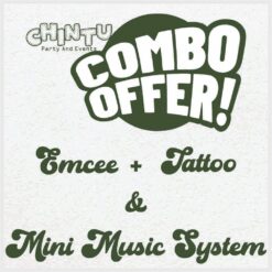 Mini Music System + Emcee + Tattoo For Birthday