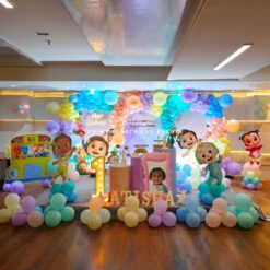 Nina Cocomelon Birthday Theme Decoration