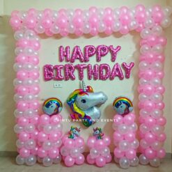 Unicorn Theme Birthday Decorations In Bangalore