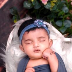 Charcoal Theme Newborn Baby Photoshoot