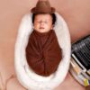 Cowboy Theme Newborn Baby Photoshoot