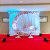 Cradle Decoration With Flowers For Naming Ceremony
