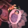Floral Wrap Theme Newborn Baby Photoshoot