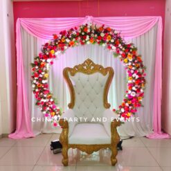 Half Saree Function Backdrop