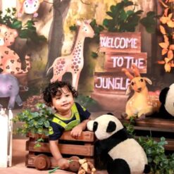 Jungle Theme Baby Photoshoot