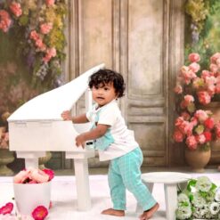 Musician Theme Baby Photoshoot