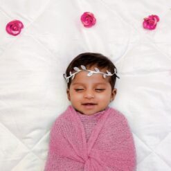 Pristine Theme Newborn Baby Photoshoot