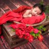 Rustic Basket Theme Newborn Baby Photoshoot