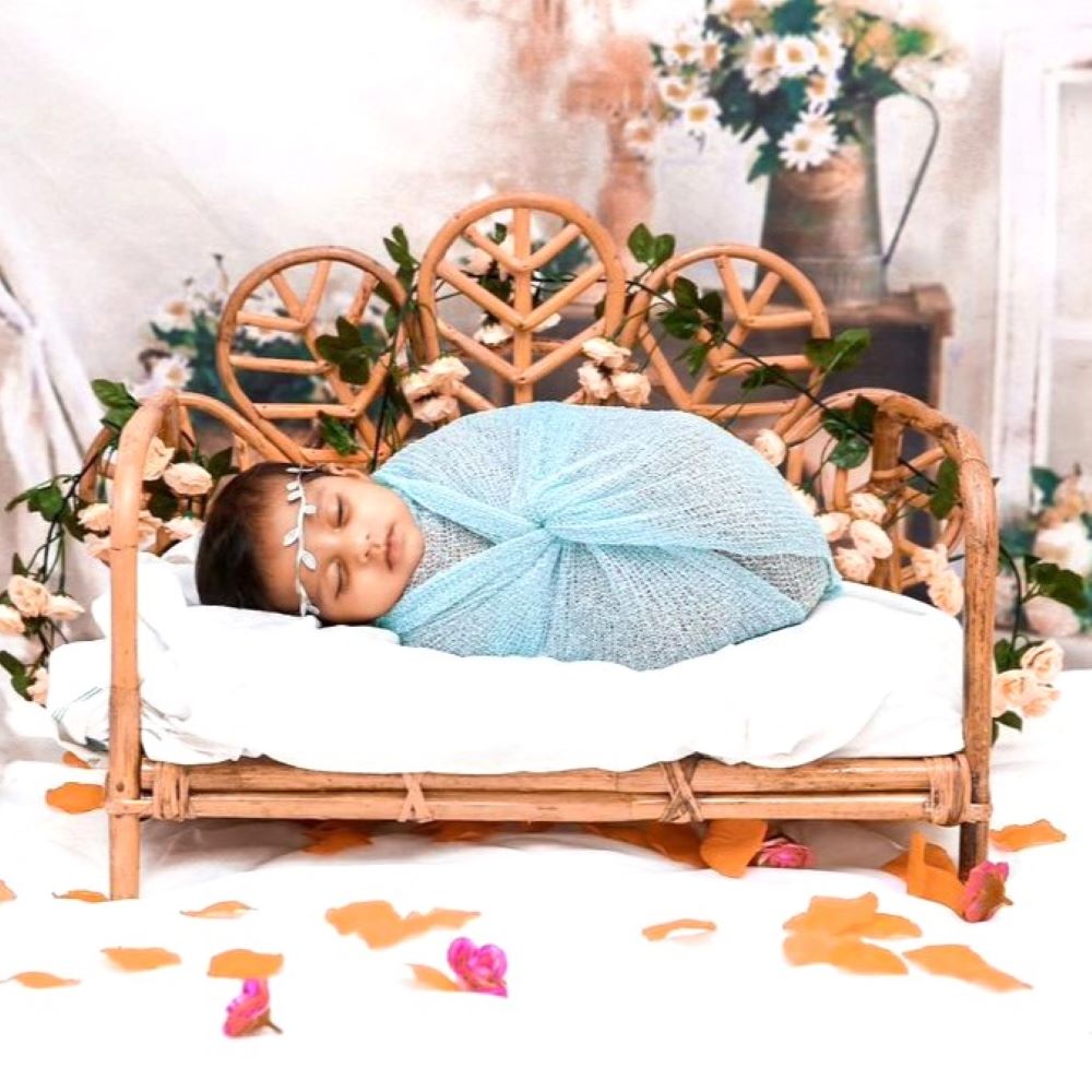 Serene Theme Newborn Baby Photoshoot