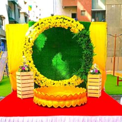 Simple Haldi Decoration At Home