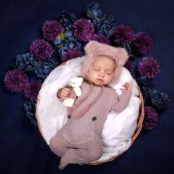 Teddy Bear Theme Newborn Baby Photoshoot