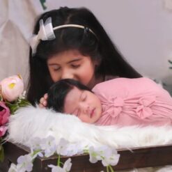 Tipi Tent Theme Newborn And Sibling Photo Shoot