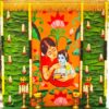 Baby Krishna Theme Naming Ceremony Decorations
