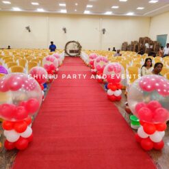 Balloon Blast Entry In Wedding