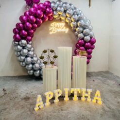 Balloon Decoration For Birthday At Home
