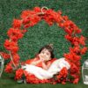 Floral Ring Theme Kids Photoshoot