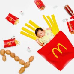 McDonald's Theme for baby photoshoot girl