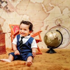 One Year Baby Photoshoot At Home