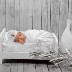 Silver Theme Newborn Baby Photoshoot