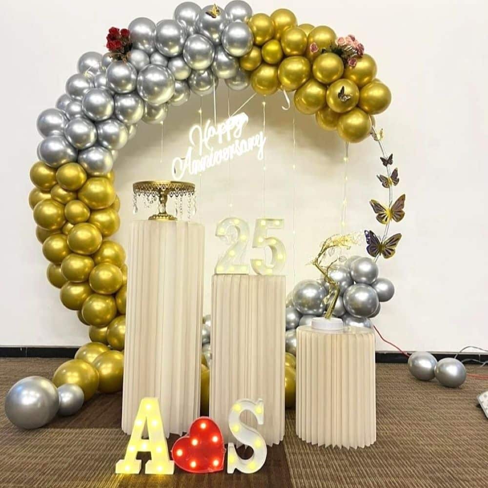 25th Wedding Anniversary Decoration
