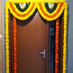 Marigold Flower Decoration For Housewarming