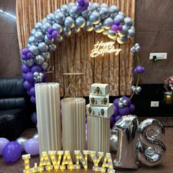 simple 18th birthday decoration at home